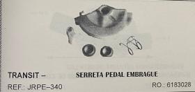 AUTODIS VARIOS JRPE-340 - JUEGO REPARACION PEDAL EMBRAGUE FORD SIERRA Y TRANSIT