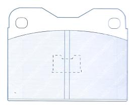 NECTO FRENOS FD446A - PASTILLA DE FRENO DELANTERA CITROEN VISA