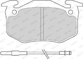 NECTO FRENOS FD696A - PASTILLA DE FRENO DELANTERO PEUGEOT 205 GR- GT 305 -309