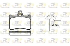 PASTILLAS/ZAPATAS/DISCOS ETC. 208810 - PASTILLAS DE FRENO TRASERAS CITROEN CX I- CX II - XANTIA -XM