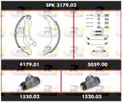 PASTILLAS/ZAPATAS/DISCOS ETC. 317902 - KIT ZAPATAS + BOMBINES FIAT TIPO-TEMPRA-LANCIA DELTA-Y