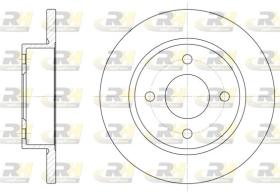 PASTILLAS/ZAPATAS/DISCOS ETC. 604700 - DISCO DE FRENO DELANTERO NISSAN MICRA PEUGEOT 206