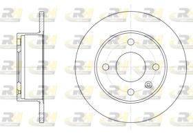 PASTILLAS/ZAPATAS/DISCOS ETC. 609500 - DISCO DE FRENO DELANTERO FORD ESCORT ORION