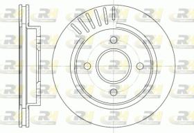 PASTILLAS/ZAPATAS/DISCOS ETC. 616010 - DISCO DE FRENO TRASERO FORD MONDEO - COUGAR- SCORPIO