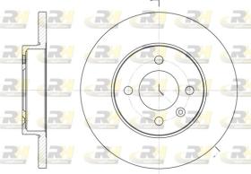 PASTILLAS/ZAPATAS/DISCOS ETC. 617200 - DISCO DE FRENO DELANTERO SEAT INCA -TOLEDO-VW CADDY-GOLF