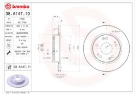 SISTEMA DE FRENO 08A14710 - DISCO P/TURISMO