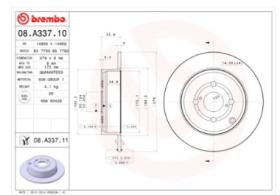 SISTEMA DE FRENO 08A33710 - DISCO P/TURISMO