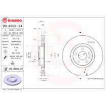 SISTEMA DE FRENO 09493924 - DISCO FRENO BB.ALFA R.(SUST)****