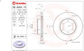 SISTEMA DE FRENO 09A20410 - DISCOS P/TURISMO