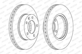 SISTEMAS  DE FRENADO FERODO DDF1217 - NISSAN INTERSTAR BOX(X70)