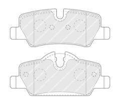 SISTEMAS  DE FRENADO FERODO FDB4946 - PASTILLAS DE FRENO