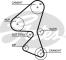 CORREAS PARA AUTOMOCION K015587XS - KIT COR.DISTRIBUCION