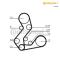 CORREAS AUTOMOCION CONTINENTAL CT901WP3 - KIT DISTRIBUCION CON BOMBA DE AGUA