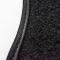 POOL-LINE ACCESORIOS 610501 - JGO. 4 ALFOMBRAS MOQUETA NEGRA TALONERA TERMOSELLADA