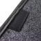 POOL-LINE ACCESORIOS 610501 - JGO. 4 ALFOMBRAS MOQUETA NEGRA TALONERA TERMOSELLADA